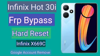 Infinix Hot 30i FRP BYPASS | Hard Reset | Google Account Remove | Android 12 New method 100% Work