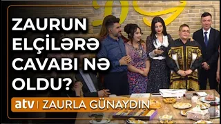 Möhtəşəm elçilik mərasimi CANLI EFİRDƏ BAŞ TUTDU - Zaurla Günaydın