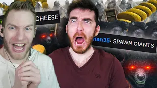 SKYRIM IS CHAOS!! Reacting to "Skyrim Speedrun, but Twitch Chat can spawn ANYTHING" by DougDoug