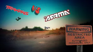 Arrma typhon takes on Traxxas Maxx battle of the brands which one will come out unscathed ?🚀🚧🏔🌪️