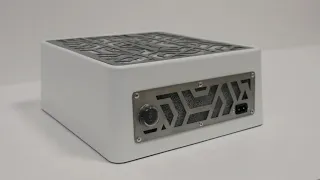 ÜLKA X2F Premium Маникюрная вытяжка из Хеппа фильтром, белая, металлическая решетка