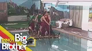 PBB 7 Day 112: Housemates, panalo sa kanilang floating sled task