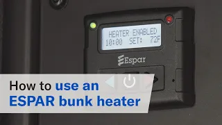 How to use your semi truck's ESPAR bunk heater