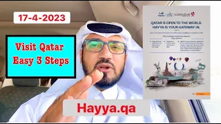 Visit Qatar by following these 3 steps. 17-4-2023