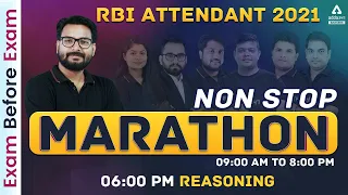 RBI Office Attendant 2021 Reasoning Marathon | Exam Before Exam | Adda247