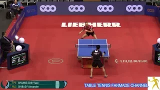 CHUANG Chih-Yuan - SHIBAEV Alexander | R16 | 2017 Men's World Cup, Belgium [Full Match HD]