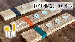 DIY Candle Holders | WE MAKE SAWDUST CHALLENGE