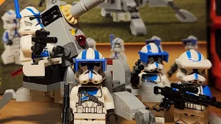 Lego Star Wars 501st Clone Troopers Battle Pack Review (обзор на русском)