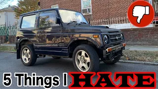 5 Things I HATE About My Suzuki Jimny