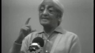 J. Krishnamurti - Saanen 1976 - Public Talk 6 - Can attachment, belief, experience, knowledge...