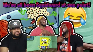 Squidward Being a Mood Relatable Moments | SpongeBob REACTION!!