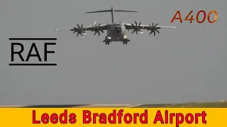 RAF ,Airbus ,A400  ,Leeds Bradford Airport