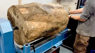 Woodturning - The Biggest Log Ever !!