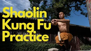 Shaolin kungfu practice is difficult. We can't be perfect everyday.#yanhao#shaolinkungfuyanhao