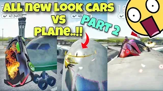 All new look cars VS plane😱||Part 2|| Extreme car driving simulator🔥||