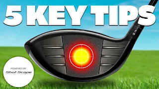 TOP 5 DRIVER GOLF TIPS