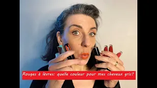 Cheveux gris: quels rouge à lèvres choisir?