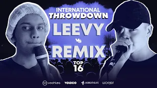 REMIX 🇿🇦 vs LEEVY 🇲🇾 | TOP 16 | International Throwdown '21 🌐
