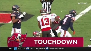 Tom Brady with his 600th regular season passing touchdown - Tampa Bay Buccaneers vs Chicago Bears