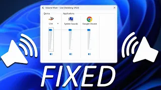How to Fix Volume Mixer Not Saving any Settings in Windows 11