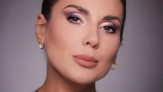 Wearable glittery makeup look | ALI ANDREEA