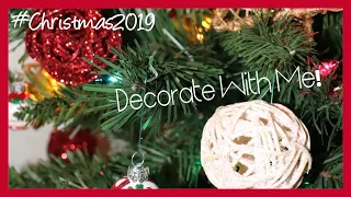 Decorate With Me l Christmas 2019 l 3 Foot Christmas Tree