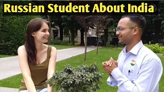 What Russian people think about India/Russian girl about India / Russia vs India culture #russia