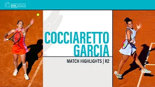 Caroline Garcia - Elisabetta Cocciaretto | ROME R64 - Match Highlights #IBI24