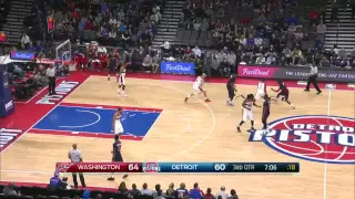 Washington Wizards vs Detroit Pistons |  Full Highlights | Feb 22, 2015   NBA Season 2014 15