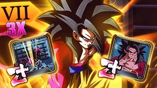 THE TRUE POWER OF A MONKE GOD! ZENKAI LF SSJ4 GOKU THRIVES WITH HIS NEW PLAT! (Dragon Ball Legends)