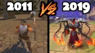 Evolution of SMITE - From 2011 to 2019