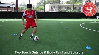 {Academy Zigzag} 6 - Two Touch Outside & Body Feint and Scissors