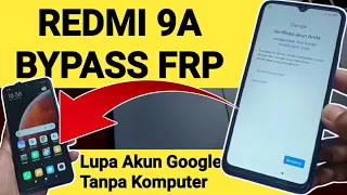 Cara Cara Bypass Frp Redmi 9a Lupa Akun Google "Verifikasi Akun Anda" Cuma 5 Menit‼️