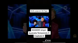 Tiger Vs Popcorn Sings I still Standing By Elton John The Masked Singer Australia season4 ep4 Duel