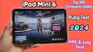 IPAD Mini 6 PUBG Test 2024 New Update [ 5 Finger +Full Gyro] Heat And Lags PUBG Test