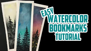 Coos Art Watercolor Bookmark Tutorial