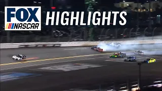 Multi-car wreck takes out Brad Keselowski & Noah Gragson with 5 laps left | NASCAR ON FOX HIGHLIGHTS