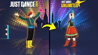 JUST DANCE COMPARISON - MOSKAU | JD2014 x JDU