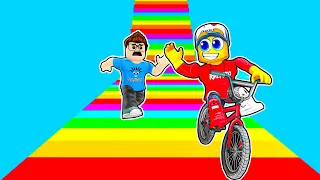 HRAJU s RIDEREM OBBY NA KOLE v ROBLOXU..! (Obby But You're on a Bike)