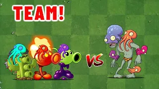 PVZ 2 | Random Team Plants Power Up! Vs Octo Zombie LEVEL 10!