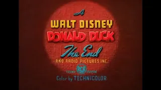 Donald Duck ''The Trial Of Donald Duck'' (1948) - Outro