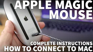 How to Connect Magic Mouse to MacBook M1 or iMac - Magic Mouse Won't Connect or Pair to MacBook Air
