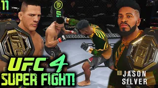 UFC 4 Career Mode #11: UFC Super Fight Double Champ! Rare Animated Shirt! UFC 4 Career Mode Gameplay