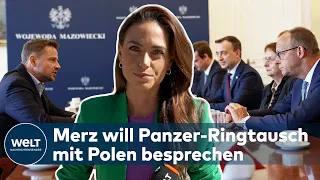 Panzer-Ringtausch mit Polen: CDU-Chef Merz will in Polen mit Morawiecki sprechen