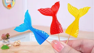 Colorful Mermaid Jelly 😍 Fresh Miniature Fruit Jelly Decorating Idea For Summer | Mini Cakes