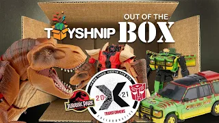 Out of the Box | Jurassic Park X Transformers Collaborative | Tyrannocon Rex - Autobot JP93 | Hasbro