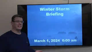 Winter Weather and Wind Briefing for Western and Central Wyoming - March 1, 2024 - 6 am