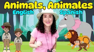 Kids Learn Wild Animals in Spanish & English: Interactive Bilingual Kids Song | Hey-Amigos.com
