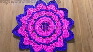 How To Make Crochet Table Mat. Crochet Table Mat Crocheting.