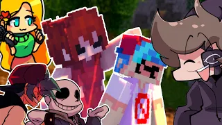 Vs Minecraft Mobs! (Mob Mod), Vs Sans Last Determined, PICO FANGIRL! [Friday Night Funkin' LIVE]